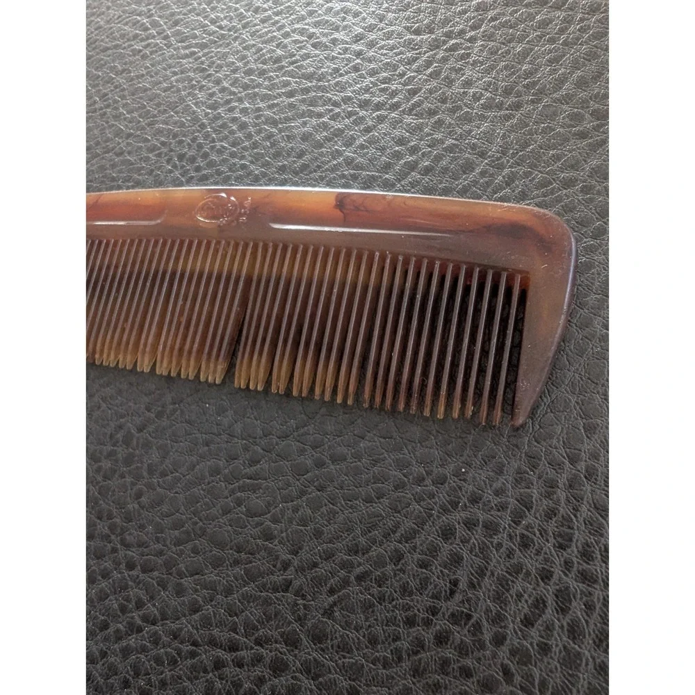 Vintage Lot Of 2 Pocket Combs Faux Tortoise Goody 5